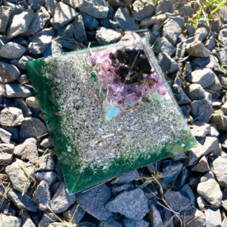 Health Wealth & Protection Orgonite Pyramid