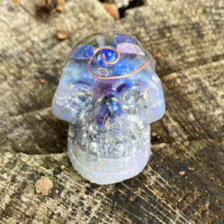Sacred Wisdom Orgonite Happy Skull