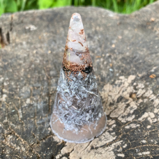 Rose Quartz Orgone Cone