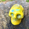 Beeswax Orgone Happy Skull with Amazonite & Pyrite - Image 3