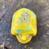 Beeswax Orgone Happy Skull with Amazonite & Pyrite - Image 7