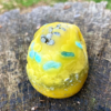 Beeswax Orgone Happy Skull with Amazonite & Pyrite - Image 10