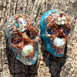 Ocean Dreams Orgone Mini Skulls