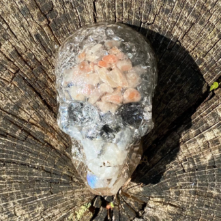 Sun & Moon Orgone Skull