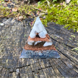Small Howlite Orgone Pyramid