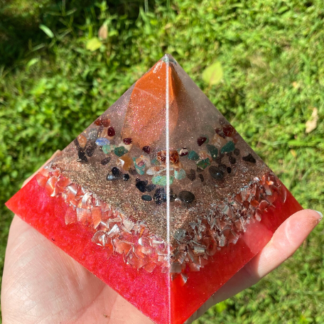 Root Chakra Orgone Pyramid