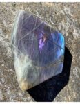 Polished Purple Labradorite 3" x 3.5" - Image 3